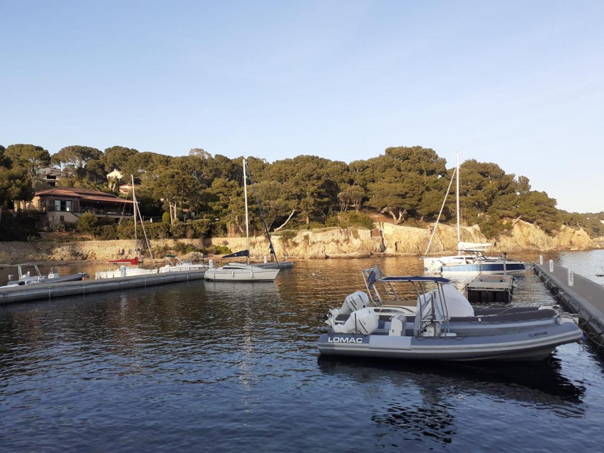 Villa Vue Mer Presqu'Ile De Giens Avec Piscine Hyères Esterno foto